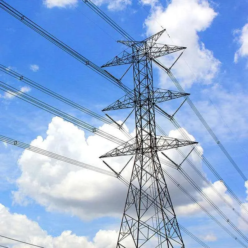 132kV galvaniserat vinkelstål transmissionstorn