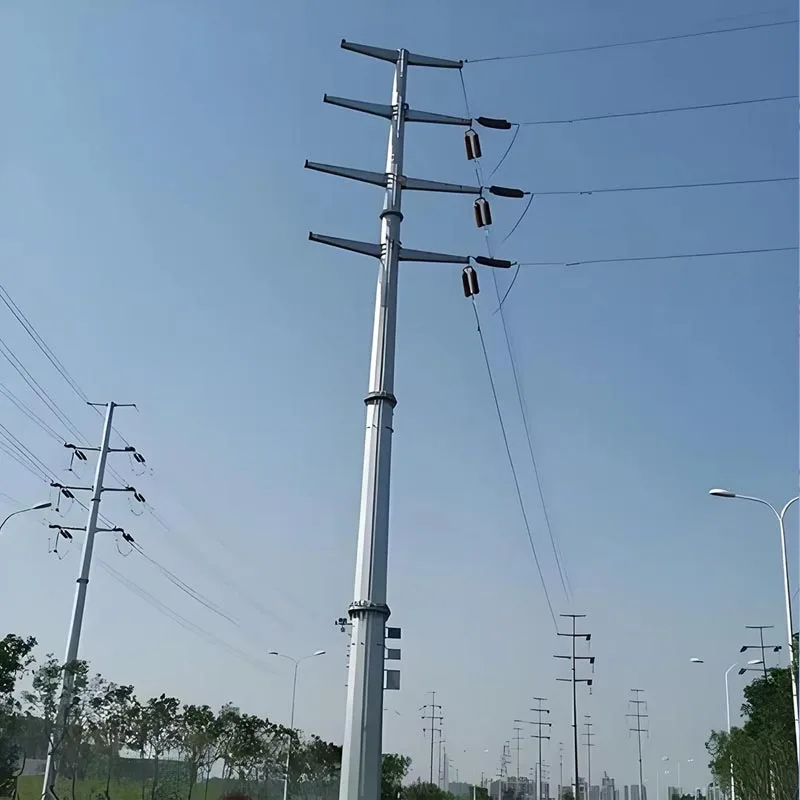 33kV Tubular Steel Distribution Pole